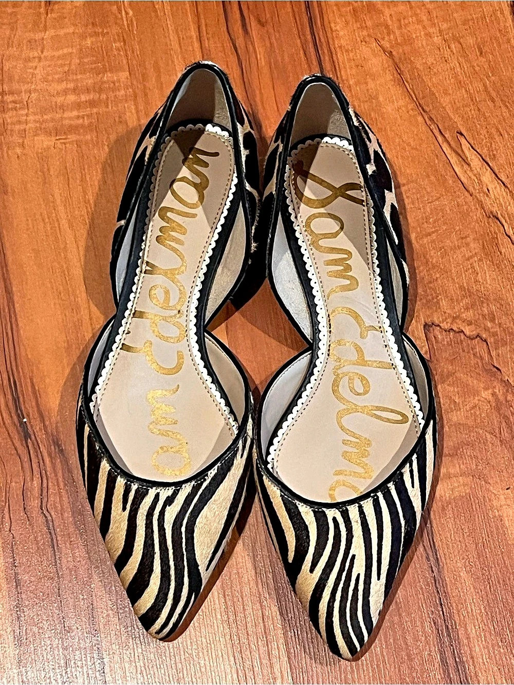 Sam Edelman Rodney d'Orsay Flats Animal Print Flats US 9